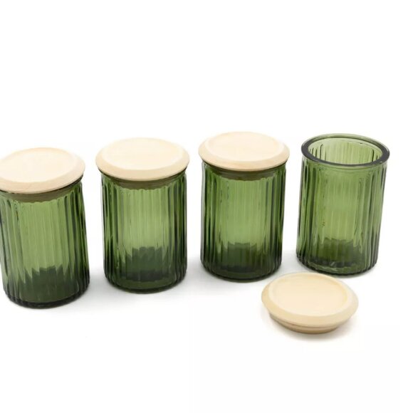Target Other - SOLD: Glass Storage - Bullseye's Playground™ Target Smoked Glass Canisters